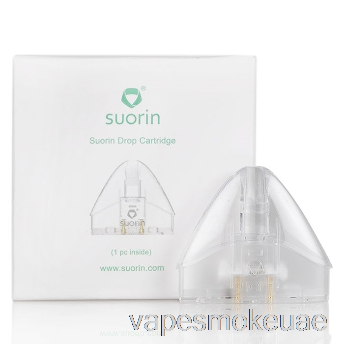 خراطيش كبسولة بديلة من فيب الإمارات العربية المتحدة Suorin Drop، مفردة - شفافة